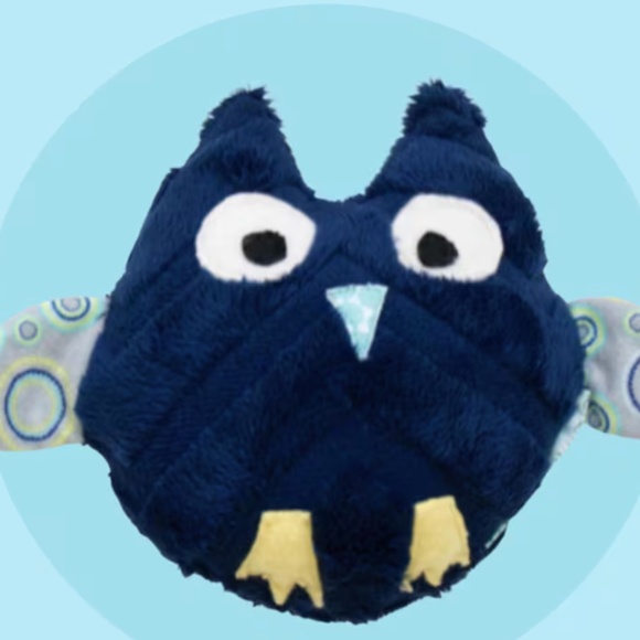 Owl jingle plushy w/ coordinating ball plushes and sensory blanket Handmade - Picture 2 of 5